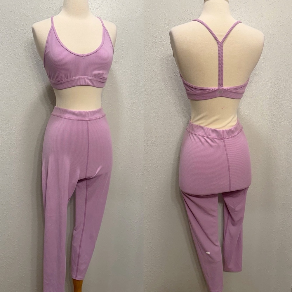 ALO Yoga Purple Lounge Wear Set 💜